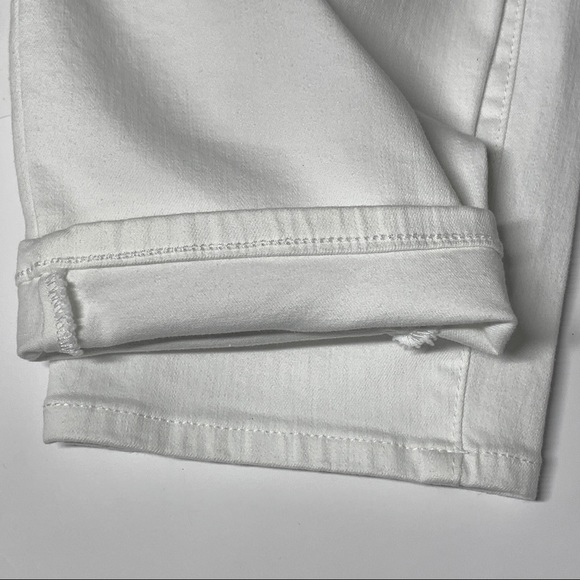 NYDJ Ami Exposed Button Fly Stretch Ankle Women's Jeans in Optic White - Picture 15 of 16